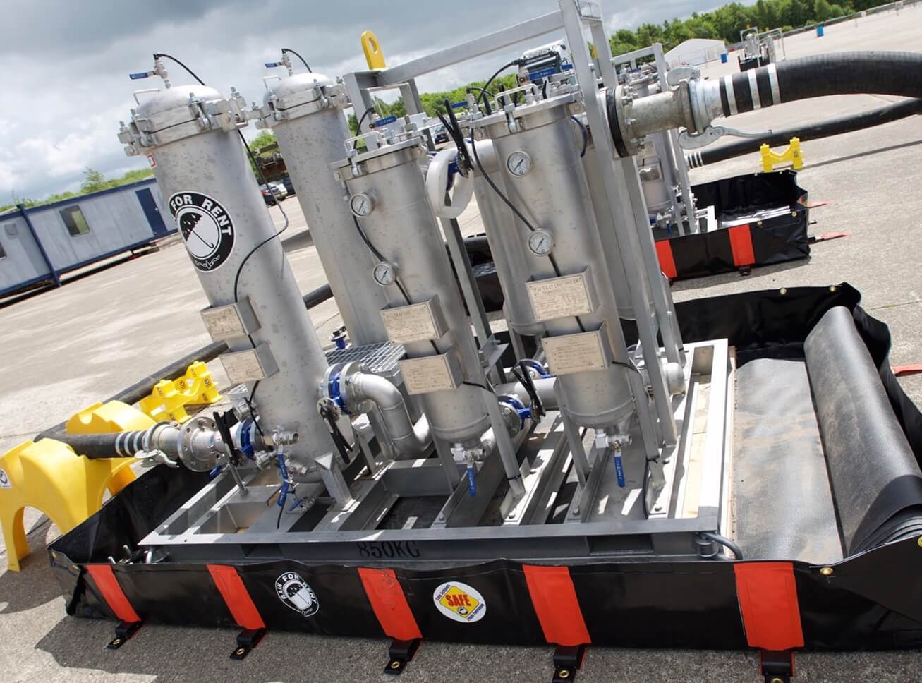 Auffangwanne für Filteranlagen